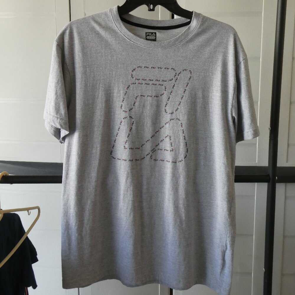 FILA Men’s Grey T-Shirt Size Large